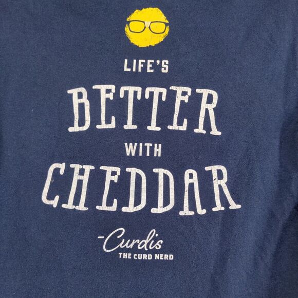 Culvers Men's Curb Nerd Graphic T-Shirt Blue XS Short Sleeve Crew Neck - Picture 8 of 12